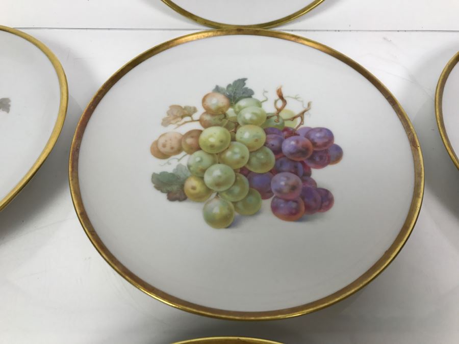 Set Of (7) Bavarian Germany Fruit Plates [Photo 6]