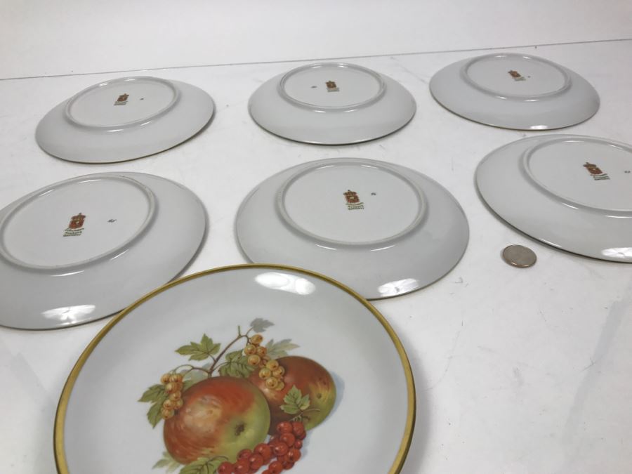 Set Of (7) Bavarian Germany Fruit Plates [Photo 14]