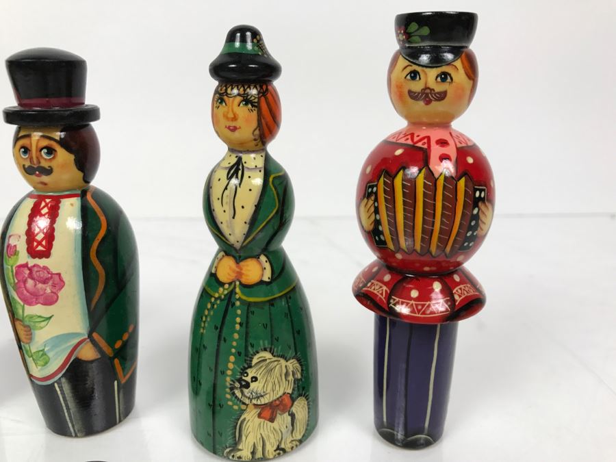 Handpainted Russian Wooden Folk Art Dolls [Photo 11]