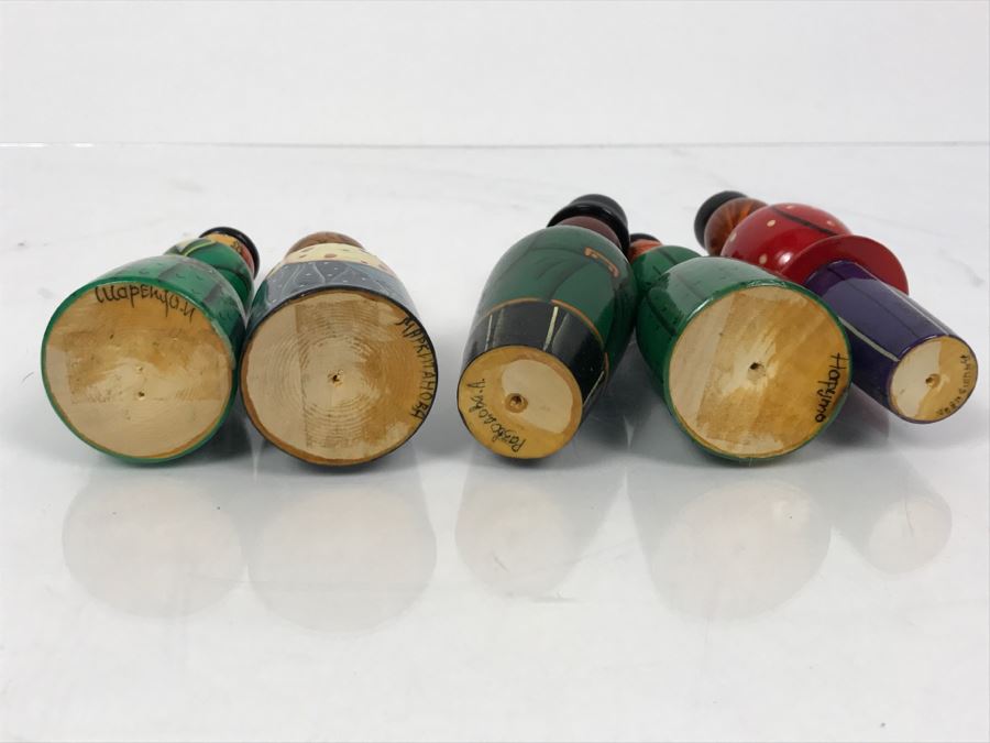 Handpainted Russian Wooden Folk Art Dolls [Photo 7]