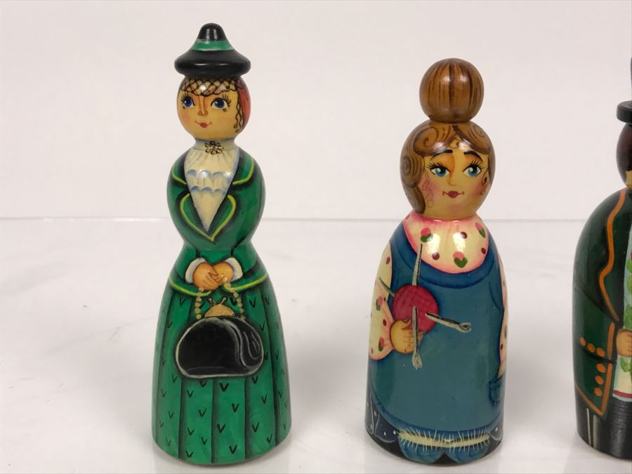 Handpainted Russian Wooden Folk Art Dolls [Photo 5]