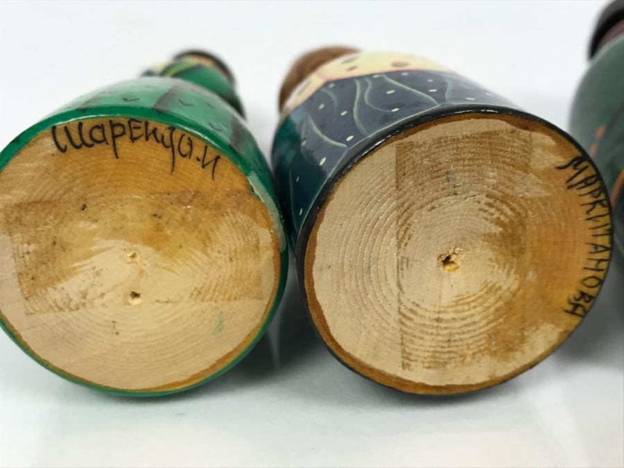 Handpainted Russian Wooden Folk Art Dolls [Photo 8]