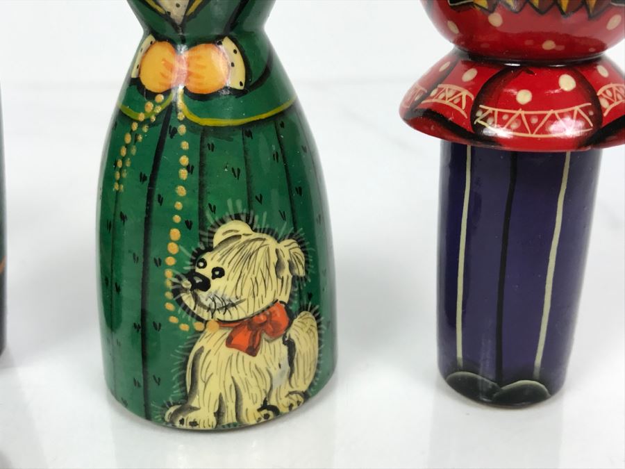 Handpainted Russian Wooden Folk Art Dolls [Photo 3]