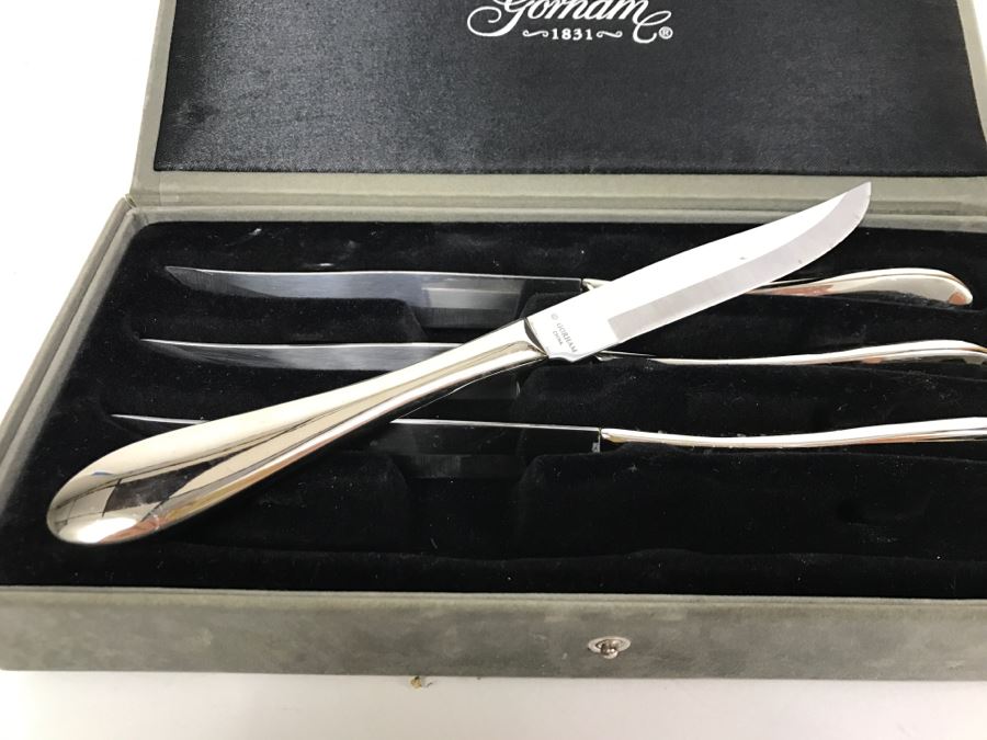 Gorham Stainless Steel Knife Set With Cuisinart Knife Holder And Cuisinart Knives, J. A. Henckels Knife And Flint Stainless Knife [Photo 5]