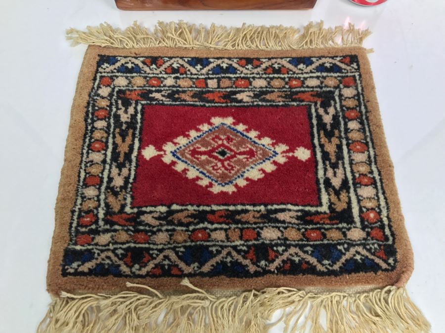 Small LANE Cedar Chest Box And Small Hand Knotted Persian Rug [Photo 7]