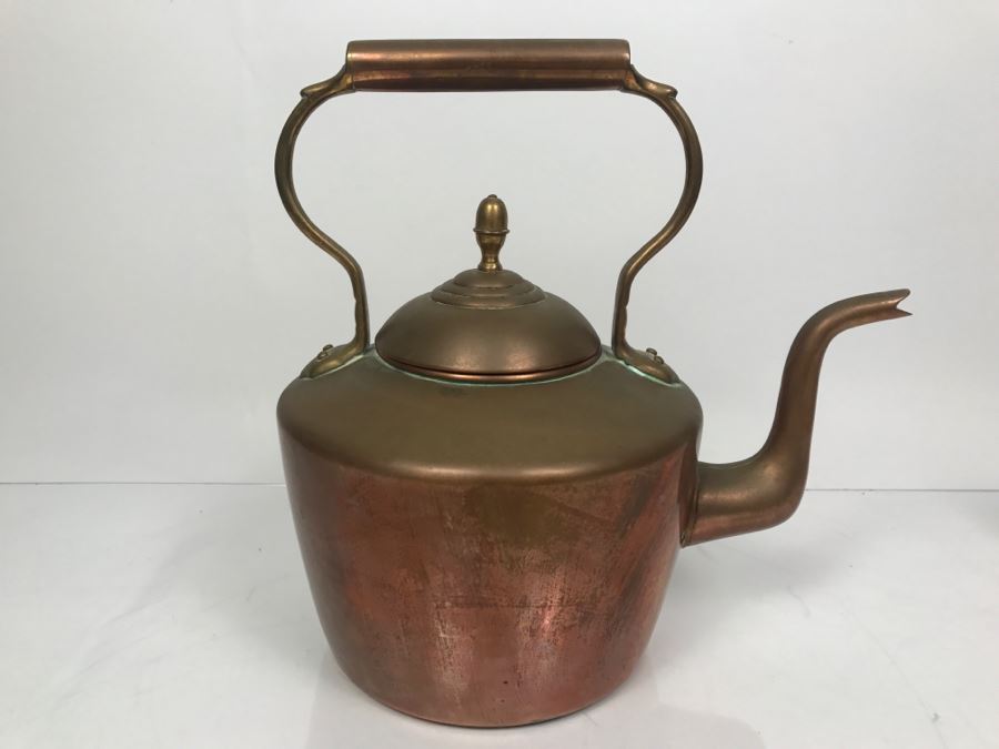 Vintage Signed Copper Teapot [Photo 11]