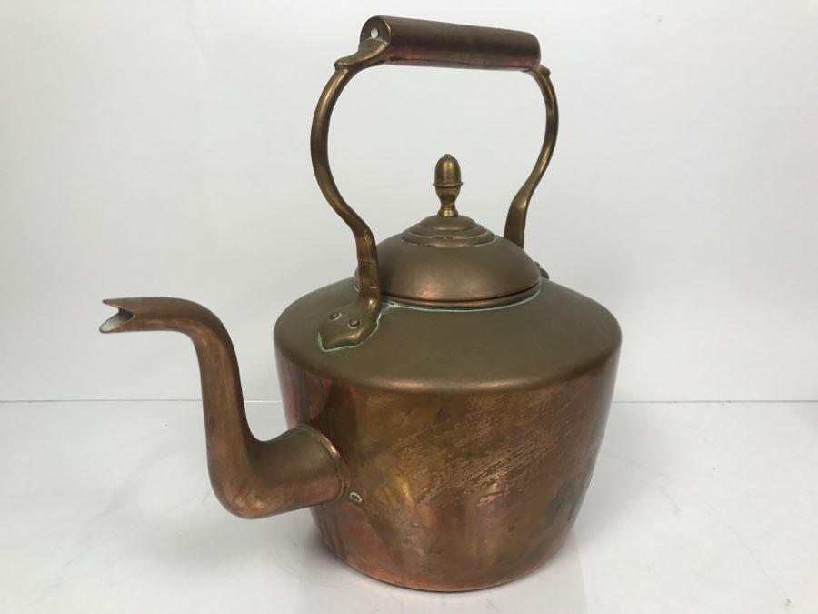 Vintage Signed Copper Teapot [Photo 9]