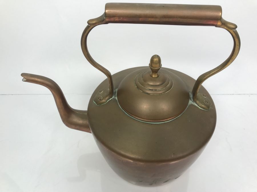 Vintage Signed Copper Teapot [Photo 5]