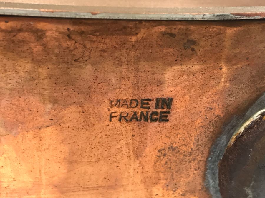 Vintage French Hammered Copper Pots With Lids - Some Made For The Bridge Company And Some Made In Paris [Photo 15]