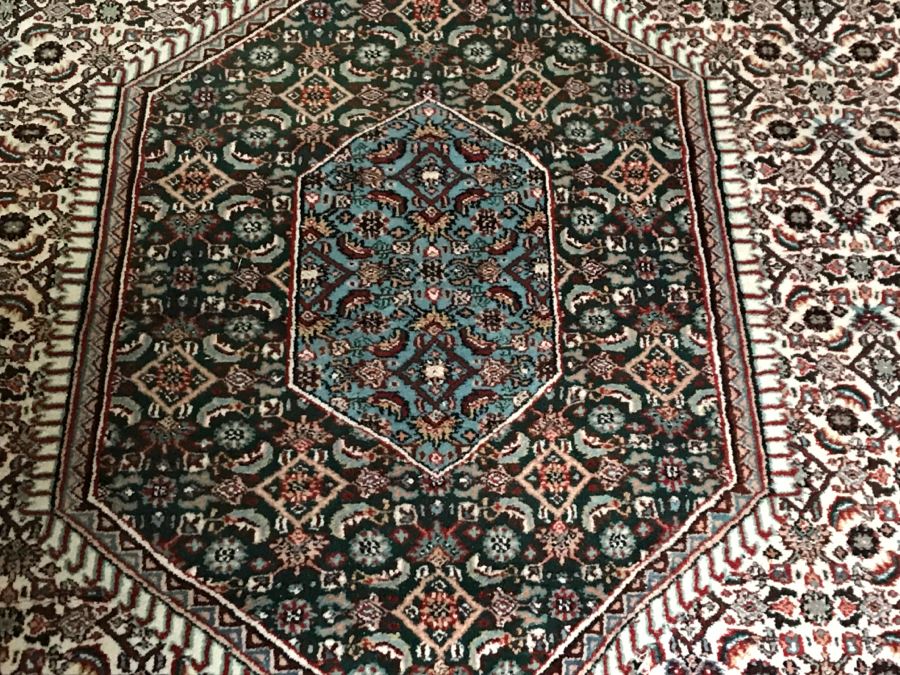 Large Hand Knotted Wool Persian Area Rug 12' X 9' [Photo 6]