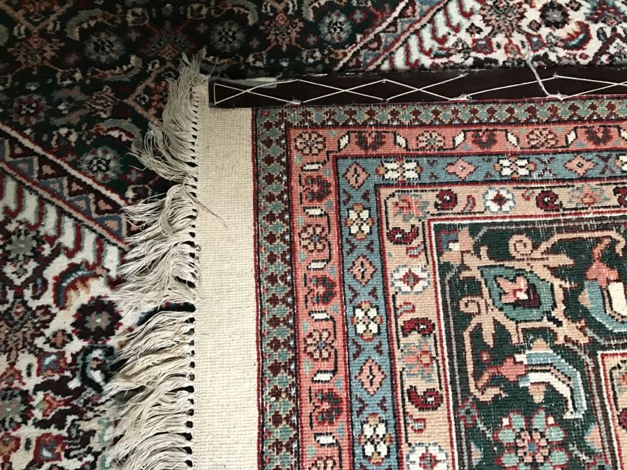 Large Hand Knotted Wool Persian Area Rug 12' X 9' [Photo 11]