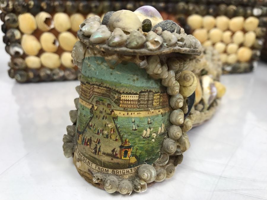 Collection Of Vintage Seashell Boxes [Photo 4]