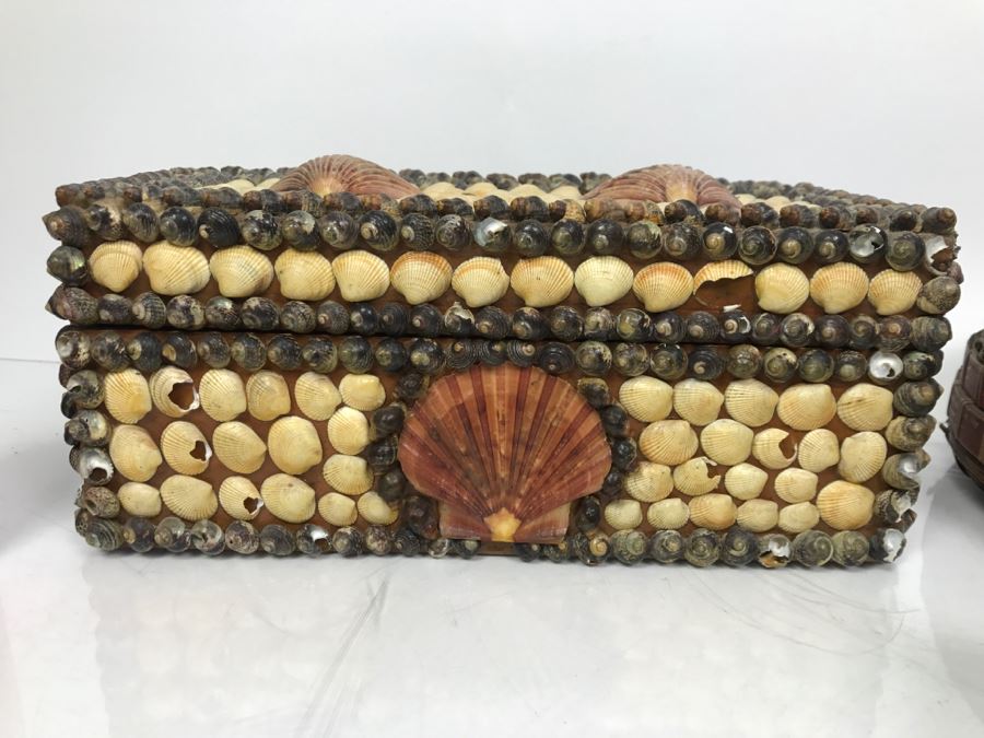Collection Of Vintage Seashell Boxes [Photo 7]