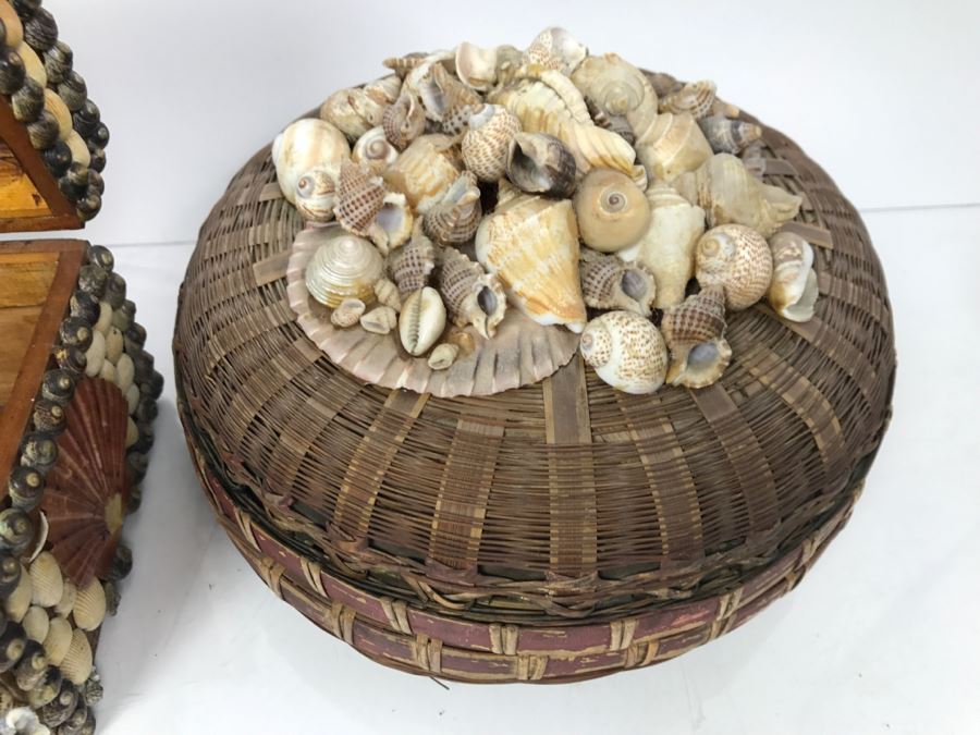 Collection Of Vintage Seashell Boxes [Photo 16]