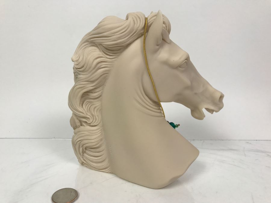Vittoria Collectione Resin Horse Head Sculpture Made In Italy [Photo 5]