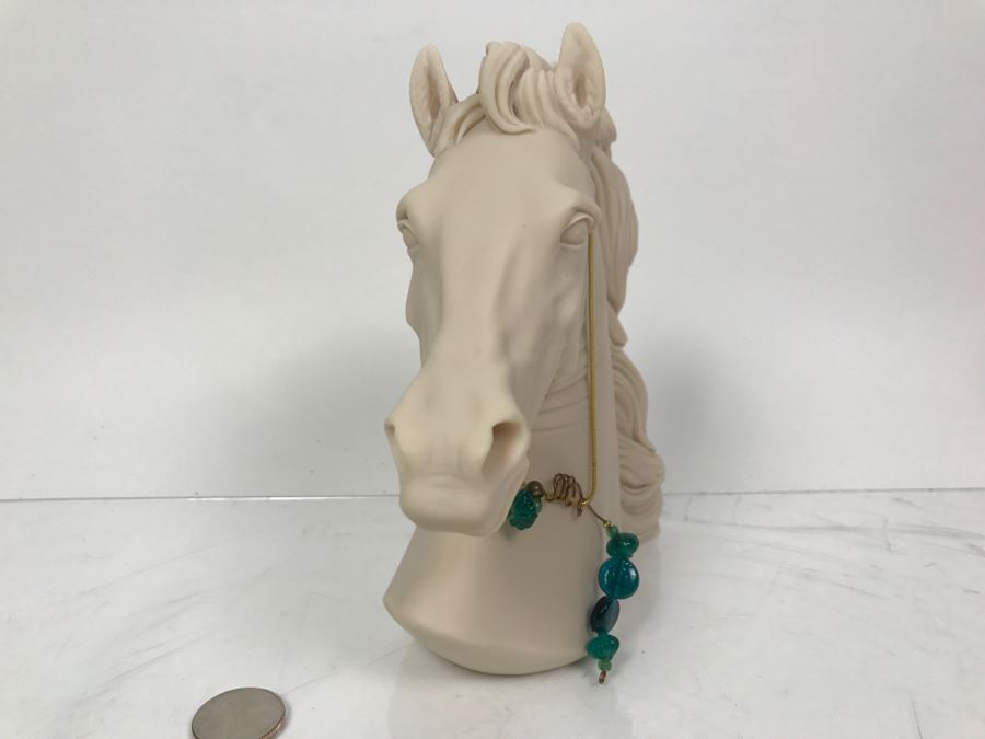 Vittoria Collectione Resin Horse Head Sculpture Made In Italy [Photo 4]