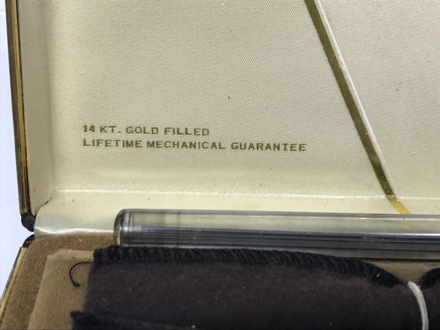 CROSS 14K Gold Filled Ballpoint Pen And Mechanical Pencil Set [Photo 5]