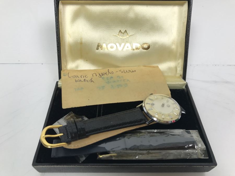 Vintage Louvic Mystery Dial Watch 17 Jewels Swiss [Photo 4]
