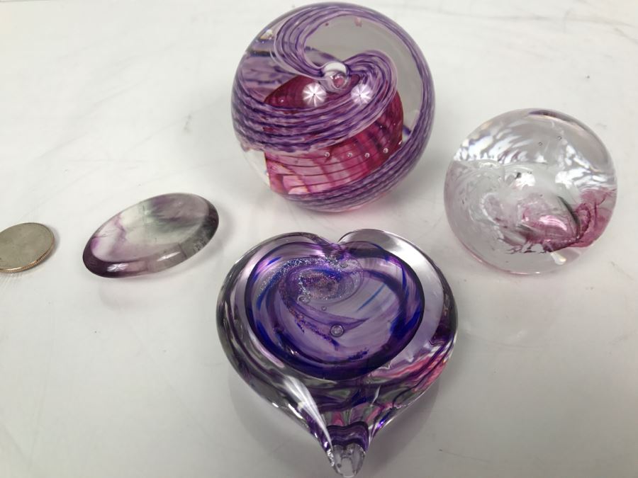 Various Art Glass Pieces Some Signed [Photo 2]