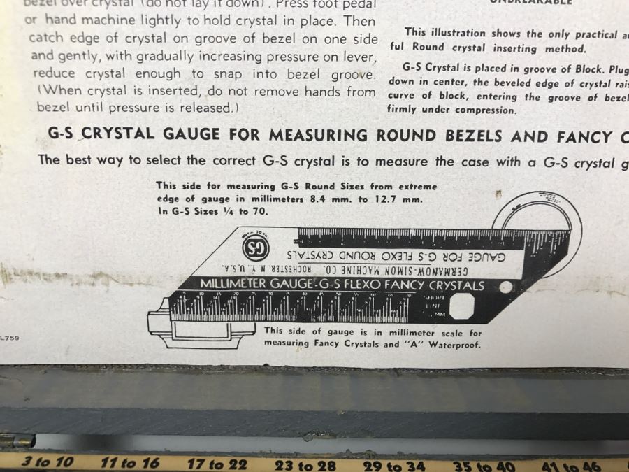 Vintage Watch Tool For Fitting G-S Flexo Crystals [Photo 7]