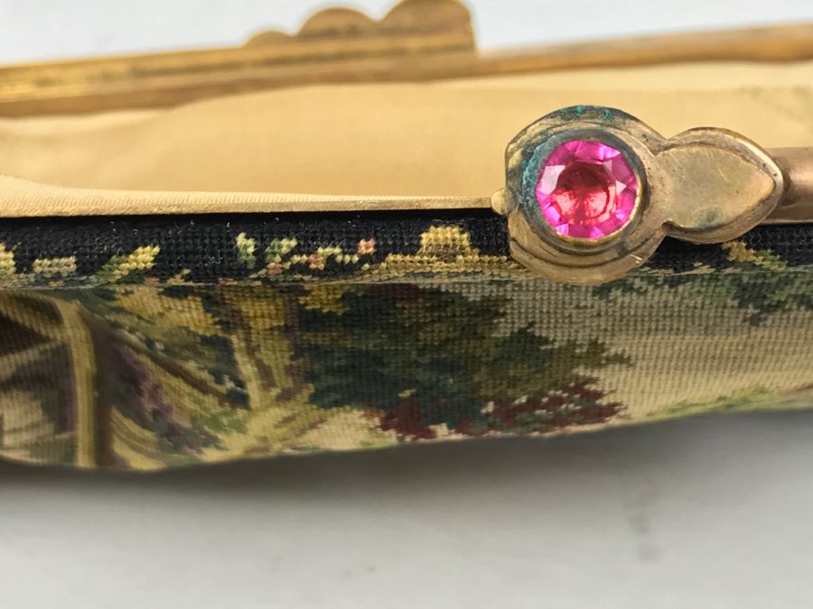 Pair Of Vintage Austrian Needlepoint Handbags [Photo 20]