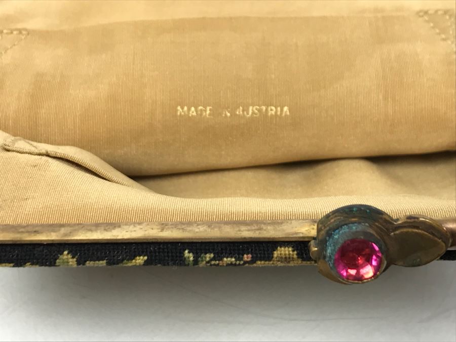 Pair Of Vintage Austrian Needlepoint Handbags [Photo 17]