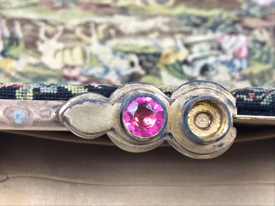 Pair Of Vintage Austrian Needlepoint Handbags [Photo 21]