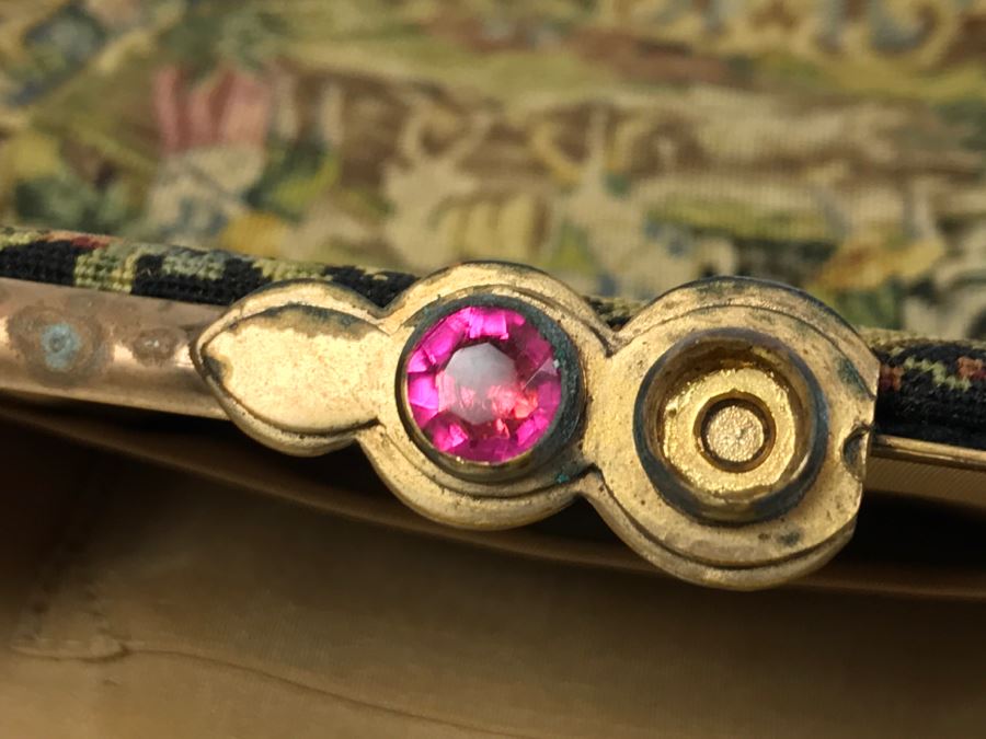 Pair Of Vintage Austrian Needlepoint Handbags [Photo 22]