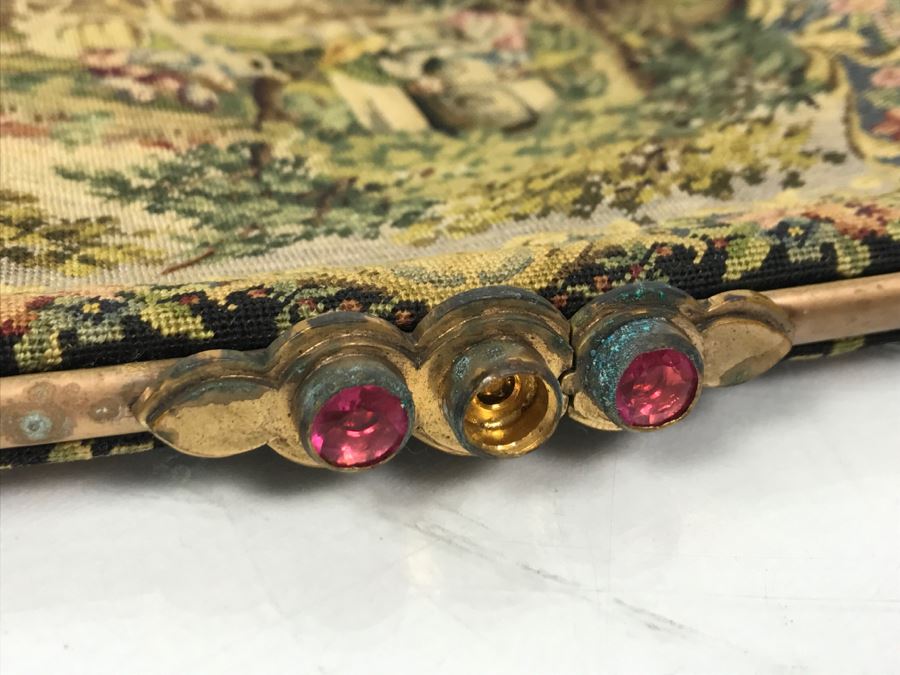 Pair Of Vintage Austrian Needlepoint Handbags [Photo 13]