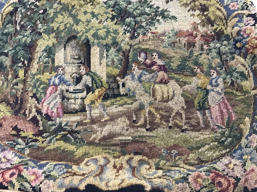 Pair Of Vintage Austrian Needlepoint Handbags [Photo 9]