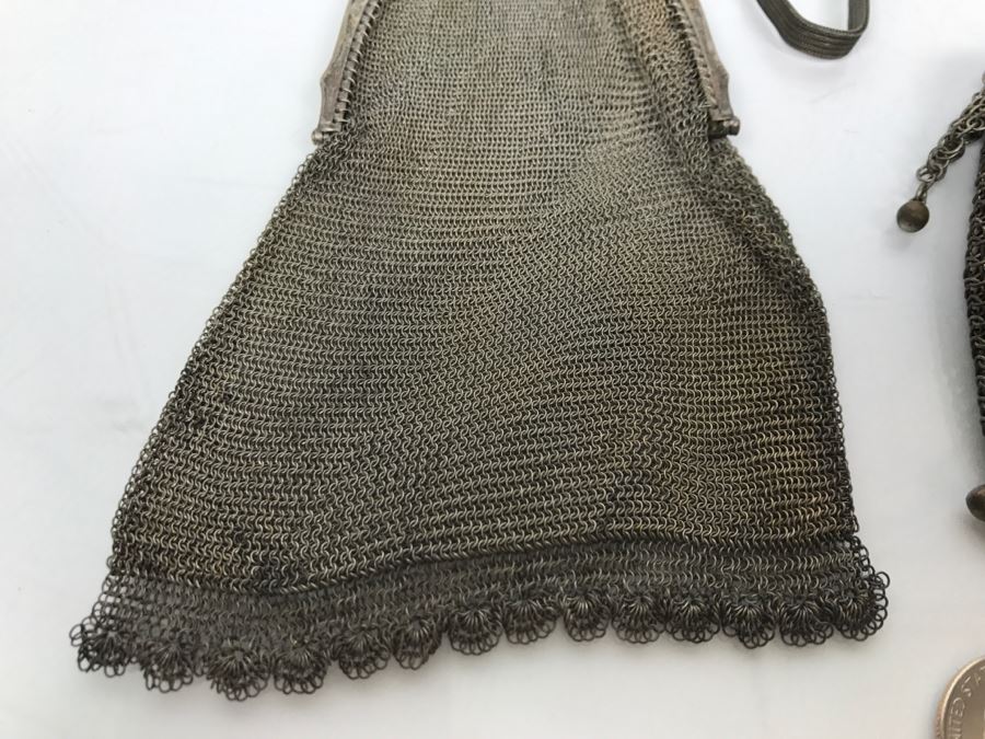 Pair Of Vintage Wire Mesh Purses [Photo 4]