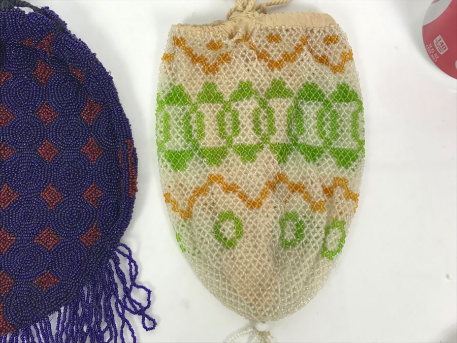 Collection Of Vintage Beaded Purses And Crochet Purse [Photo 9]