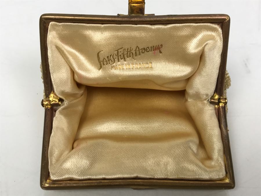 French Gold Tone Beaded Purse [Photo 6]