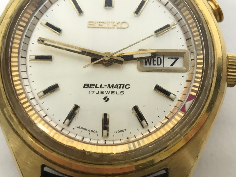 SEIKO Bell-Matic 17 Jewels Mens Watch [Photo 4]