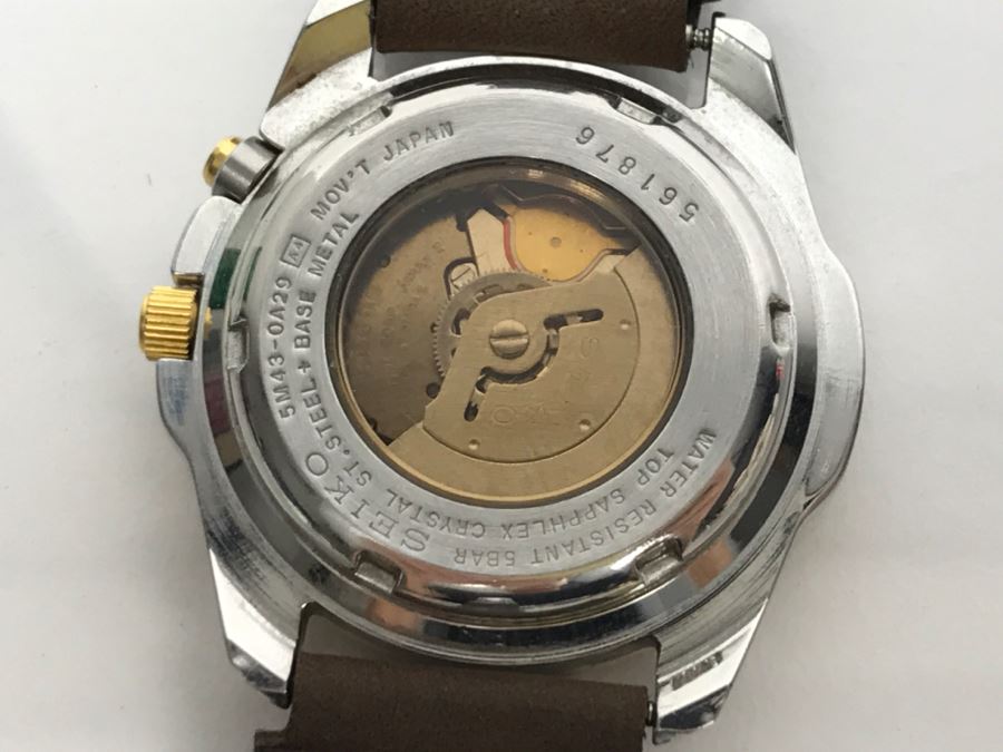 SEIKO Kinetic Sports 50 Mens Watch - May Need New Capacitor [Photo 9]