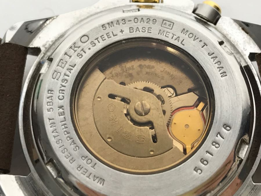 SEIKO Kinetic Sports 50 Mens Watch - May Need New Capacitor [Photo 10]