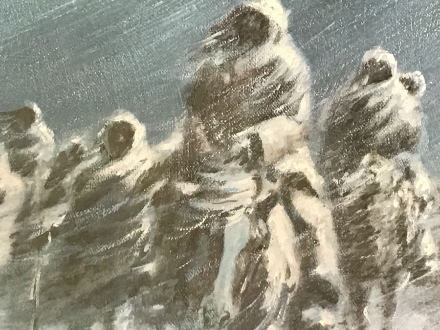 Olaf Wieghorst Limited Edition Lithograph 257 Of 1,500 With Certificate Of Authenticity Frame Has Brass Title Plaque Image Size 19.5' X 23.5' [Photo 9]