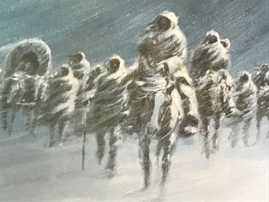 Olaf Wieghorst Limited Edition Lithograph 257 Of 1,500 With Certificate Of Authenticity Frame Has Brass Title Plaque Image Size 19.5' X 23.5' [Photo 7]