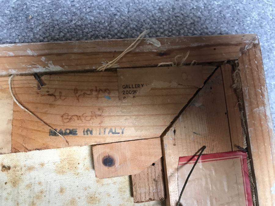 Original Abstract Oil Painting Signed By Artist [Photo 8]