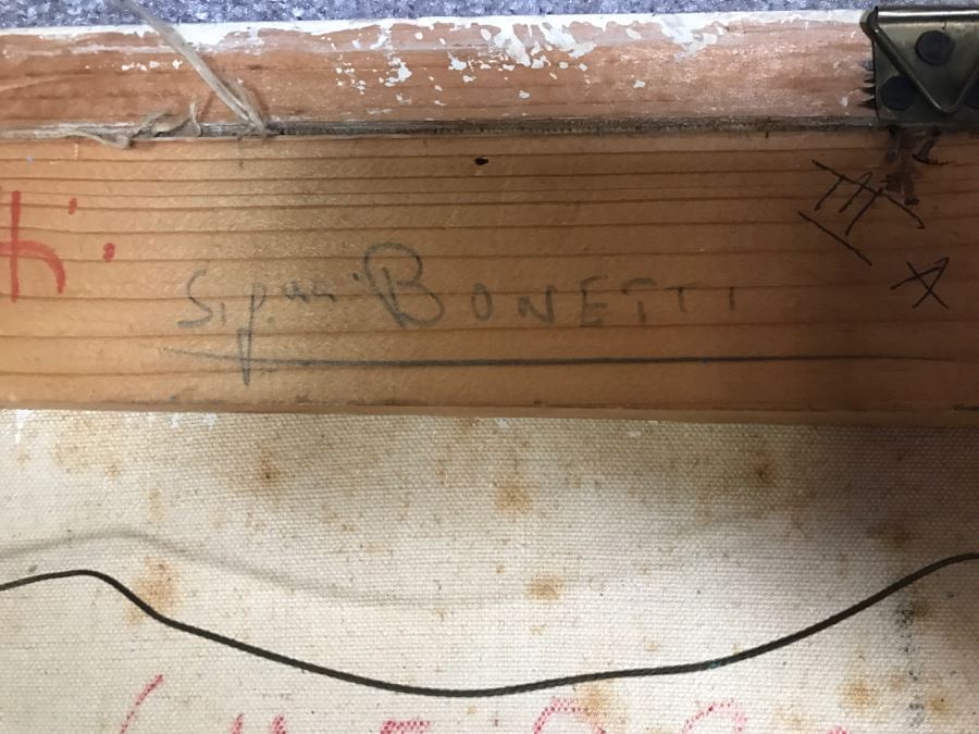 Original Abstract Oil Painting Signed By Artist [Photo 10]