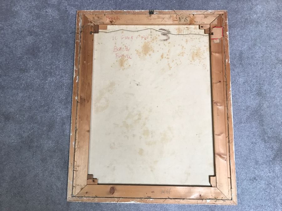 Original Abstract Oil Painting Signed By Artist [Photo 7]