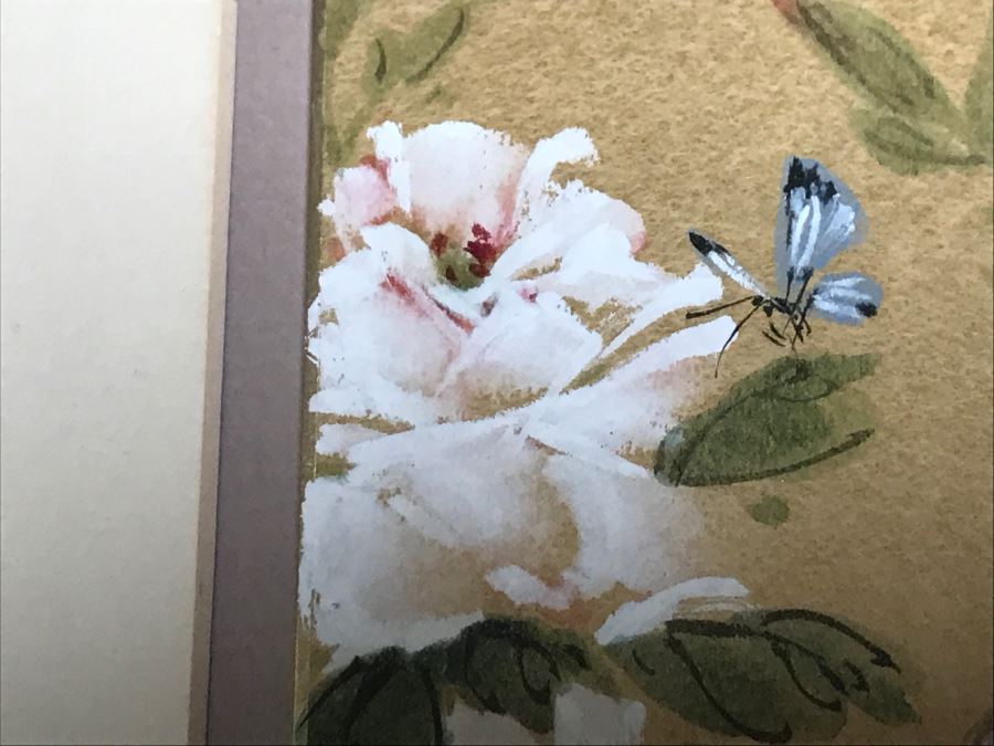 Set Of (3) Original Chinese Paintings By Lucy Wang Each Painting Is 7' X 19' [Photo 18]