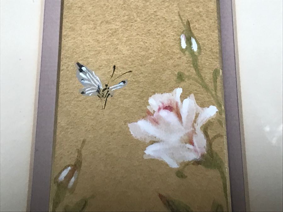 Set Of (3) Original Chinese Paintings By Lucy Wang Each Painting Is 7' X 19' [Photo 16]