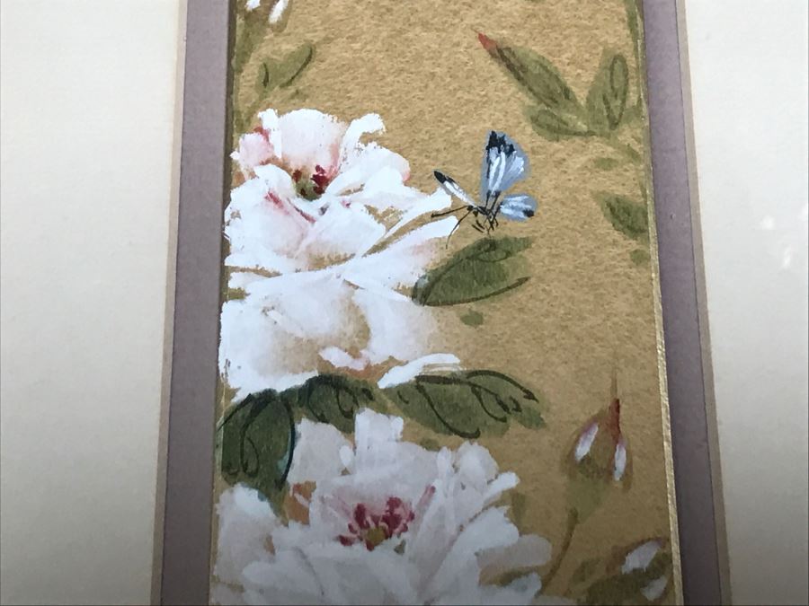 Set Of (3) Original Chinese Paintings By Lucy Wang Each Painting Is 7' X 19' [Photo 17]