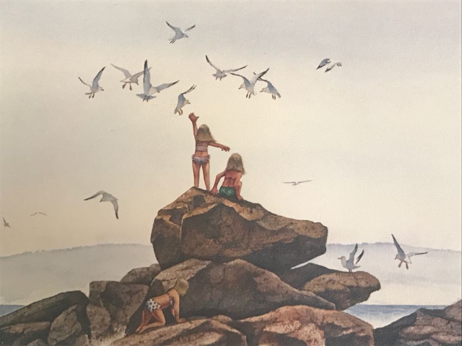 Pair Of Artist Signed Prints By John Yato Titled 'Playful Panda' And 'Carefree Days Of Youth' Framed [Photo 11]