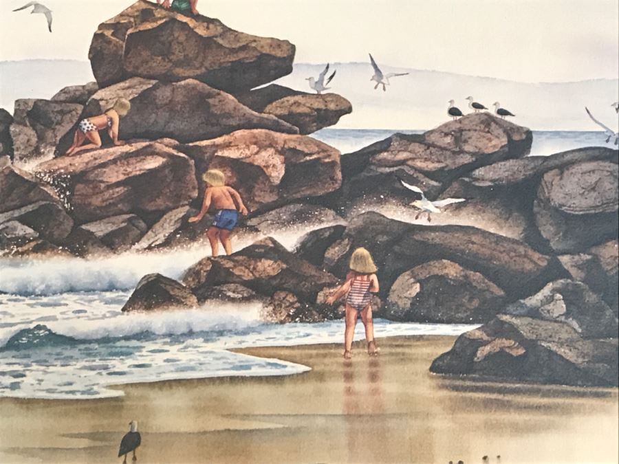 Pair Of Artist Signed Prints By John Yato Titled 'Playful Panda' And 'Carefree Days Of Youth' Framed [Photo 12]