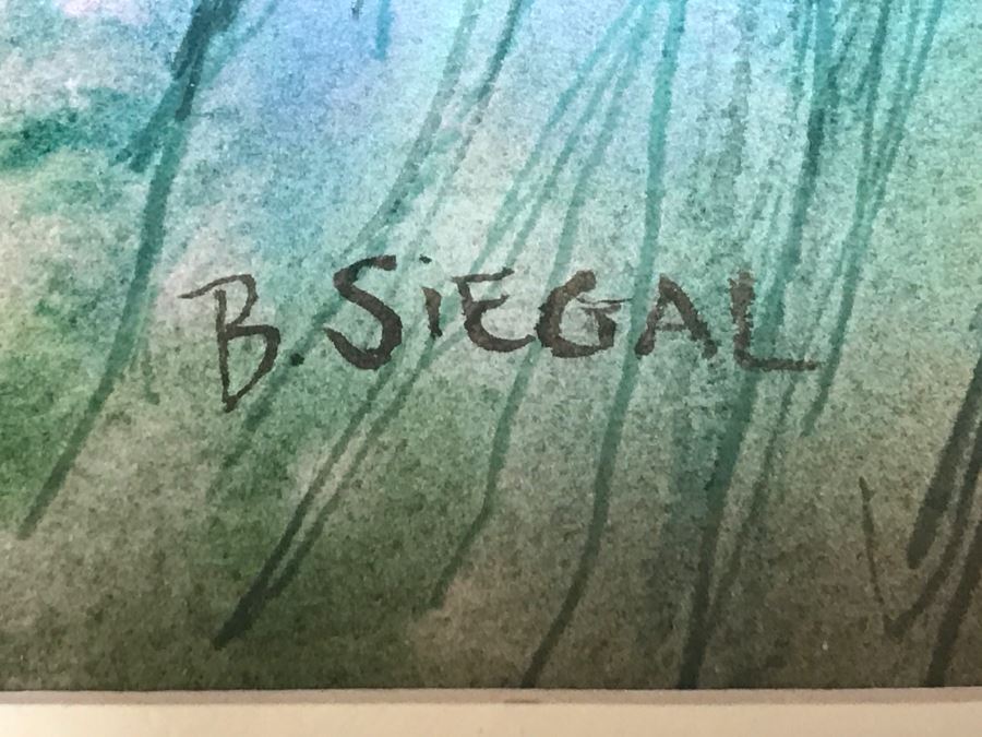 Pair Of Original Paintings Artist Signed By Barbara L Siegal And Framed [Photo 5]