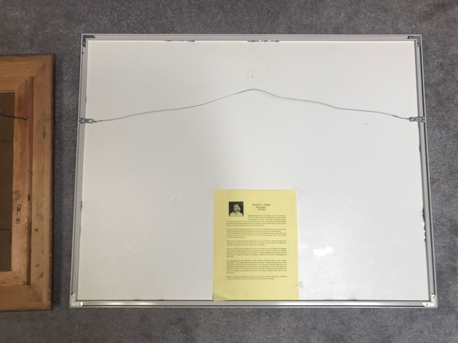 Pair Of Original Paintings Artist Signed By Barbara L Siegal And Framed [Photo 11]