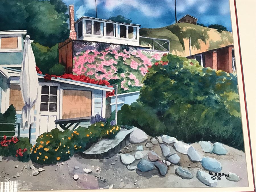 Pair Of Original Watercolors By Barbara L Siegal Framed [Photo 4]