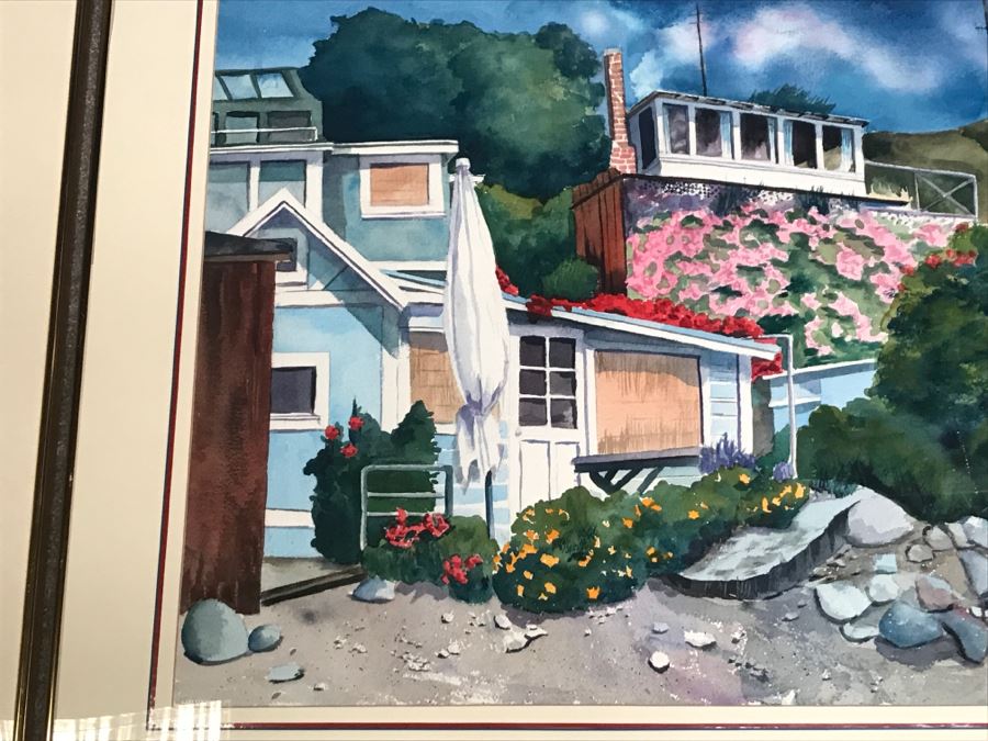 Pair Of Original Watercolors By Barbara L Siegal Framed [Photo 3]